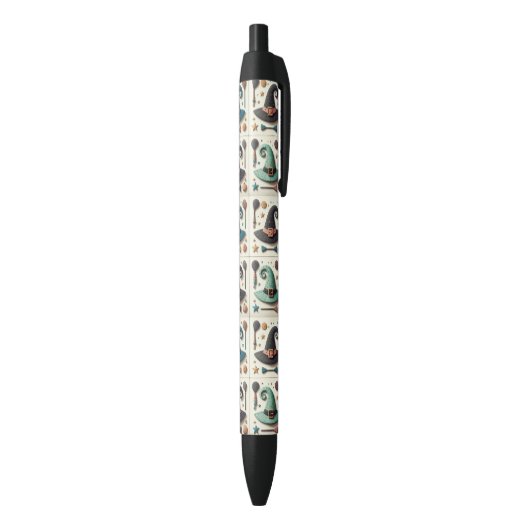 Wensheksen Zwarte Inkt Pen (Achterkant (Verticaal))