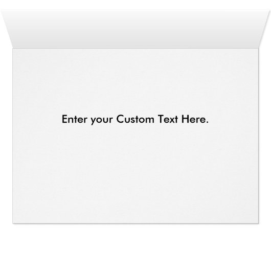 Wenskaart (Binenzijde Horizontaal (Onderkant))