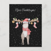 Wenskaart (10,8 x 14,2 cm) - Fijne Feestdagen Briefkaart (Voorkant)