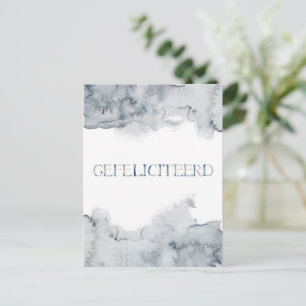 Wenskaart (10,8 x 14,2 cm) - Gefeliciteerd Briefkaart
