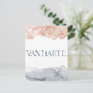 Wenskaart (10,8 x 14,2 cm) - Van Harte Briefkaart