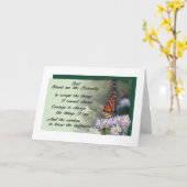 wenskaart 10 van het sereniteitsgebed kaart (Gele Bloem)