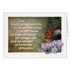 wenskaart 17r voor serenity gebed