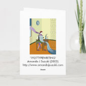 wenskaart "1927TYPEWRITING" Kaart (Achterkant)