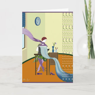 wenskaart "1927TYPEWRITING" Kaart