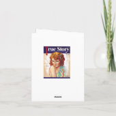 Wenskaart 1932 van echt verhaal kaart (Achterkant)