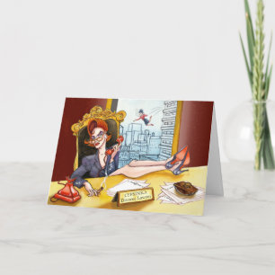 Wenskaart # 1 van de weddenschap (groet binnen) kaart