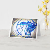 Wenskaart 27 vergeeft zich kaart (Gele Bloem)