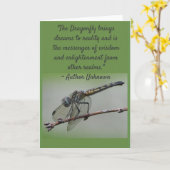 Wenskaart 2, Spatie van het Citaat van de libel Kaart (Gele Bloem)