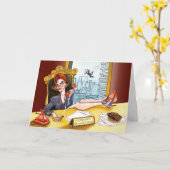 Wenskaart #2 van het huwelijk (groet binnen) kaart (Gele Bloem)