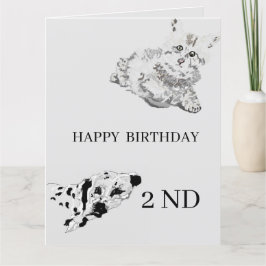 Wenskaart 2ND voor kinderen Kaart