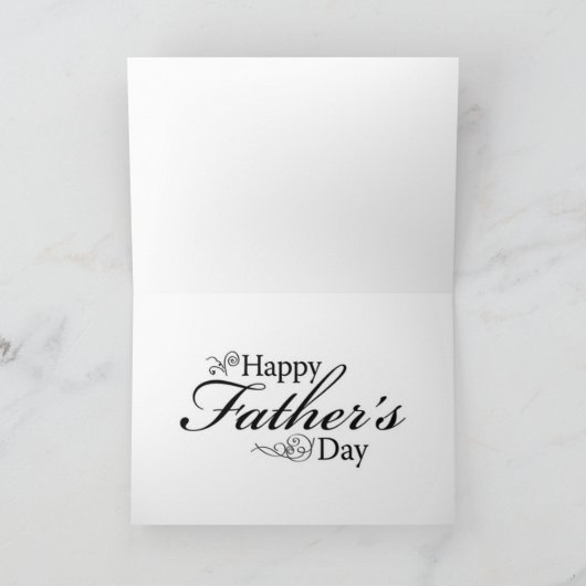 Wenskaart 3 van de Dag van vaders Kaart (Binnen)