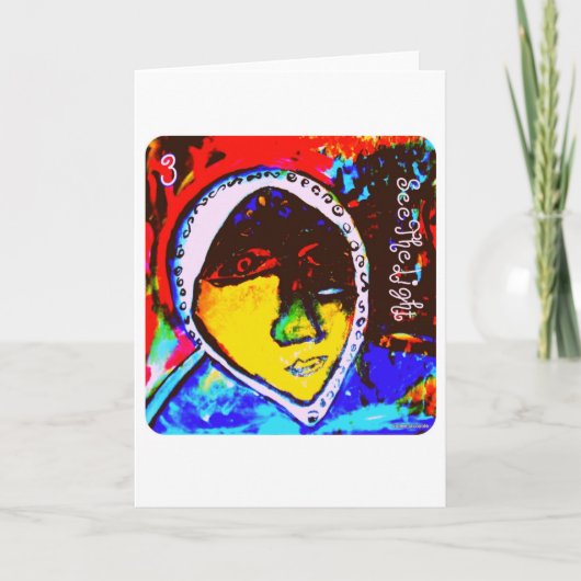 Wenskaart 3 ziet het Licht Kaart (Voorkant)