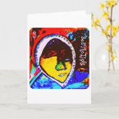 Wenskaart 3 ziet het Licht Kaart (Gele Bloem)