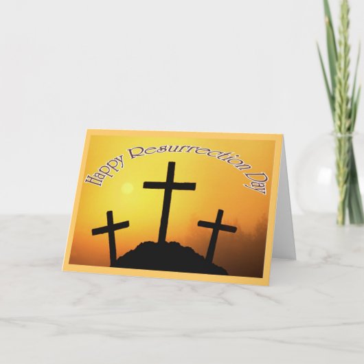 Wenskaart 4 van de Dag van de verrijzenis Feestdagen Kaart (Voorkant)