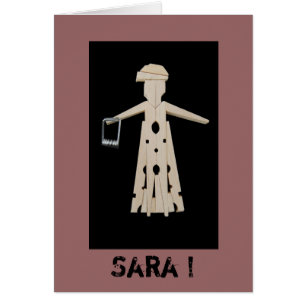 Wenskaart 50 Sara