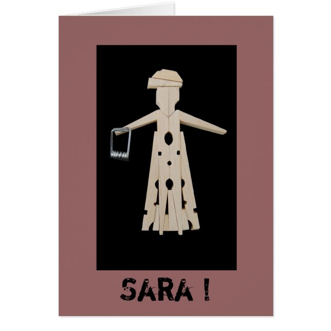 Wenskaart 50 Sara (Voorkant)