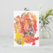 Wenskaart aan het einde van de zomer kaart (Staand voorkant)