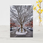 Wenskaart aan het zuideinde van Boston Kaart (Gele Bloem)