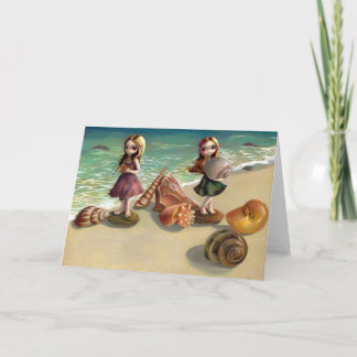 wenskaart "Aan zee" Kaart