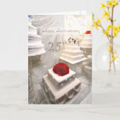 Wenskaart aangepast Jubileum Kaart (Gele Bloem)