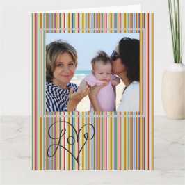 Wenskaart aanpassen - Liefdeslettertypehart Kaart