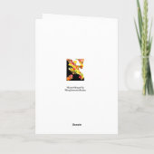 wenskaart "Abstracte Bouquet" Kaart (Achterkant)