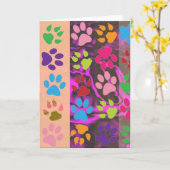 Wenskaart Afdrukken verven Kaart (Gele Bloem)