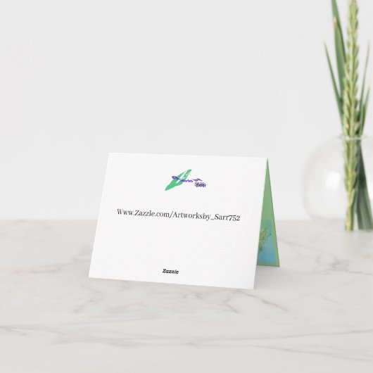 Wenskaart; Afstuderen Kaart (Achterkant)