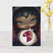 wenskaart "Alchemical Angel III" Kaart (Gele Bloem)