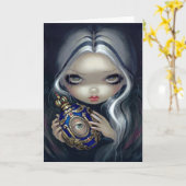 wenskaart "Alchemical Angel IV" Kaart (Gele Bloem)