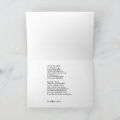 wenskaart 'Als een wolk' gedicht Kaart (Binnen)