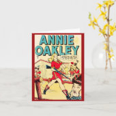  Wenskaart "Annie Oakley" Kaart (Gele Bloem)