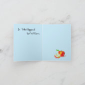 Wenskaart: Appels houden Dr. uit de buurt Kaart (Binnen)