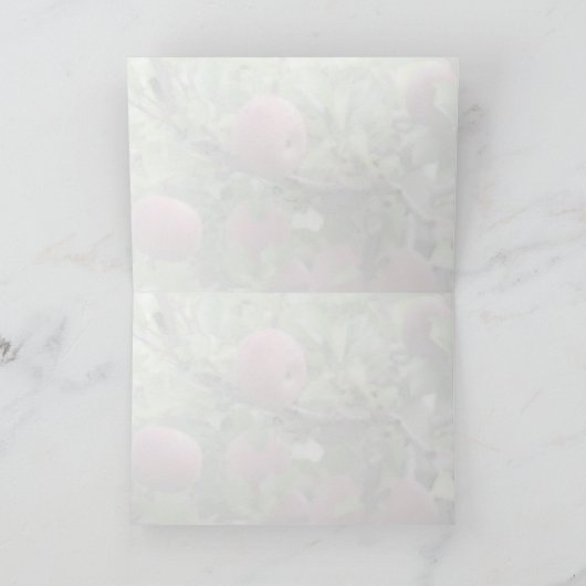 Wenskaart Apple Tree Kaart (Binnen)