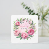 Wenskaart Art Print "Mama is de beste" Kaart (Staand voorkant)