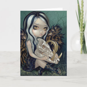 wenskaart "Babirusa Skull" Kaart