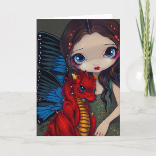 wenskaart "Baby Red Dragon" Kaart