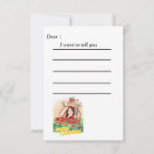 Wenskaart Bedankkaart (Achterkant)