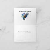 Wenskaart Bedankkaart (Binnen)