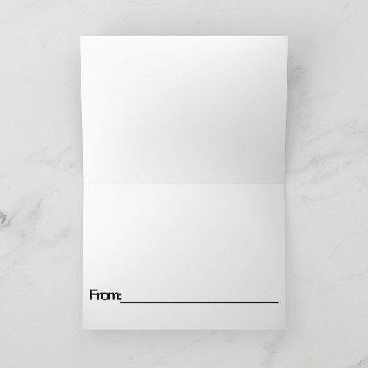 Wenskaart Bedankkaart (Binnen)