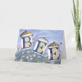 wenskaart "BEE" Kaart