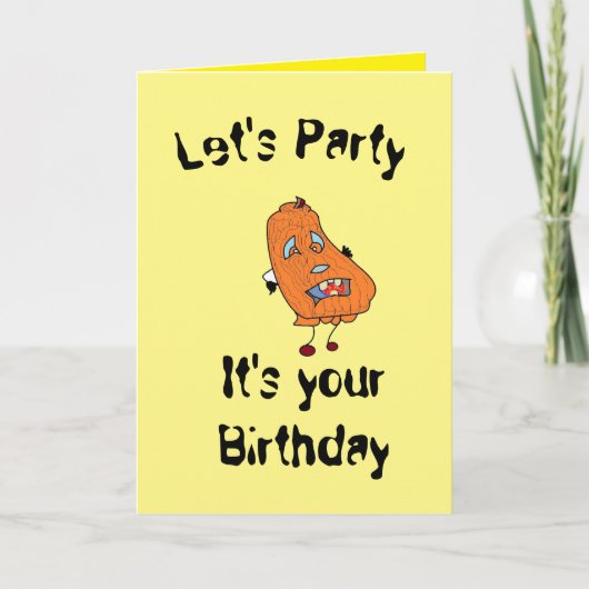 Wenskaart : Birthday Kaart (Voorkant)