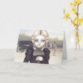 wenskaart "Bleak Mourning" Kaart (Gele Bloem)