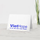 WENSKAART: "Bloemen" door Duong Chi Phi Kaart (Achterkant)