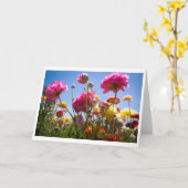Wenskaart - Bloemrijke Hemelen Kaart (Gele Bloem)