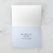 wenskaart "Bon Voyage and Safe Travels" Bedankkaart (Binnen)