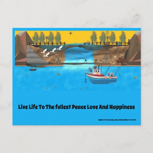 wenskaart briefkaart (Voorkant)