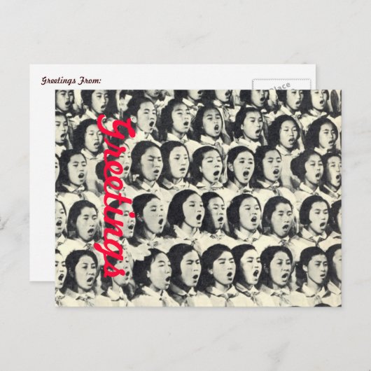 Wenskaart Briefkaart (Voorkant / Achterkant)