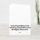 Wenskaart, briefkaart - elektrische slang B (Achterkant)